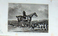 Original Old Antique Print Thomas Waring Horse Peter Harriers Hunting Dogs 1895