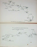 Old Antique Print 1895 Plan Brownstown Run Laragh Corbally Hunting Sport 19th