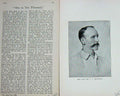 Original Old Antique Print Portrait 1895 Late Mr T.S Kennedy Sportsman 19th