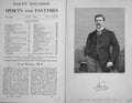 Original Old Antique Print Portrait 1897 Lord Edward Stanley Parliament 19th