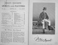 Original Old Antique Print Portrait 1897 Mr William Hine-Haycock Sportsman 19th