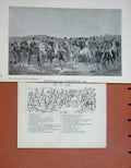 Original Old Antique Print Sport Corinthian Cup Horses Punchestown Hunting 1897