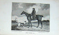 Original Old Antique Print Portrait 1897 John Warde Horse Hound Dog Sport 19th