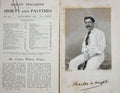 Original Old Antique Print Portrait 1897 Mr Charles William Wright Sport 19th