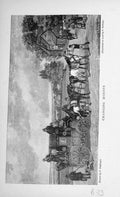 Original Old Antique Print Horses Carriage Royal Mail Baily'S Magazine 1896