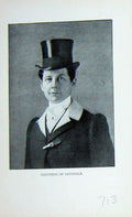 Original Old Antique Print Countess Lonsdale Sportswoman Portrait 1896 19th