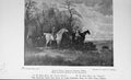 Original Old Antique Print Hunting Horses Lord'S Wood High Easter Church 1896