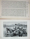 Original Old Antique Print Portrait 1896 Belvoir Hunt Duke Rutland Gillard 19th