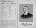 Original Old Antique Print Portrait 1896 Colonel Allan Maclean Sportsman 19th