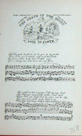 Original Old Antique Print Sheet Music Death Tomb Moody Gone To Earth 1896 19th