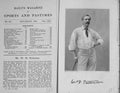 Original Old Antique Print Portrait 1894 Mr W.H Patterson Sportsman Victorian