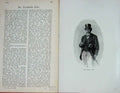 Original Old Antique Print Portrait 1894 Mr Fred Gale Sportsman 19th