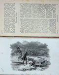 Original Old Antique Print Snipe Shooting Hunting Birds Men Sport Country 1894