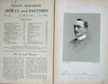 Original Old Antique Print Portrait 1898 Mr Leonard Brassey Sportsman Victorian