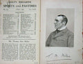 Original Old Antique Print Portrait 1898 Mt Thomas Butt Miller Sportsman 19th