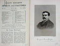 Original Old Antique Print 1899 Portrait Mr George Macgregor Sportsman 19th