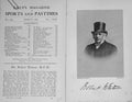 Original Old Antique Print 1899 Portrait Mr Robert Watson Sportsman Victorian