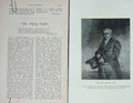 Original Old Antique Print 1899 Portrait William Childe Bewdley Bridge 19th