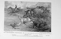 Original Old Antique Print 1900 Leicestershire Steeplechase Horses Victorian