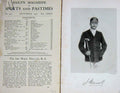Original Old Antique Print 1900 Portrait Major Jack Hanwell Sportsman Victorian
