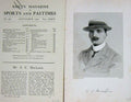 Original Old Antique Print 1900 Portrait Mr A.C Maclaren Sportsman Baily'S 20th