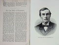 Original Old Antique Print 1900 Portrait Duke Westminster Sportsman Victorian