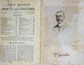 Original Old Antique Print 1901 Portrait Mr J. W Larnach Sportsman Baily'S 20th