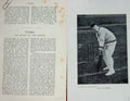 Original Old Antique Print 1902 Portrait Mr G.L Jessop Cricket Sportsman 20th