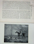 Original Old Antique Print 1902 Portrait Tom aker Huntsman Berkeley 20th