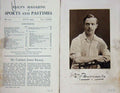 Original Old Antique Print 1903 Portrait Mr James Cuthbert Burnup Cricket 20th