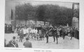 Original Old Antique Print 1901 Photograph Fox Hunting Hounds Horses Sports
