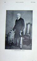 Original Old Antique Print 1904 Portrait J.J Farquharson M.F.H Man Baily'S