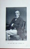 Original Old Antique Print 1904 Portrait Right Hon. James Lowther M.P 20th