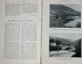 Old Antique Print 1905 Photograph Fly Fishing Bridge Sport Country River 20th