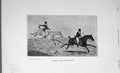 Original Old Antique Print 1905 Hunting Horses Jumping Fence Baily'S Magazine