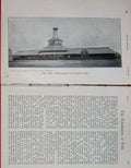 Original Old Antique Print 1905 Photograph Australian Turk Club Tote 20th