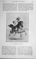 Original Old Antique Print 1905 Portrait R.G Gordon-Cumming Man Horse 20th