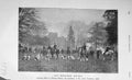 Original Old Antique Print 1905 Photograph Berkshire Hounds Hunting 20th