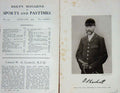 Original Old Antique Print 1906 Portrait Colonel William Cardwell Sport 20th