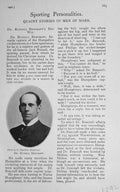 Original Old Antique Print 1907 Portrait Dr Russell Bancraft Cricket Sport