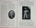 Original Old Antique Print 1908 Portrait Walter Seton-Karr Brookes Tennis 20th