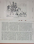 Original Old Antique Print 1908 Portrait George Hanger Horse Hounds Sport 20th