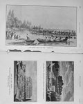 Old Antique Print 1909 Rowing Boat Race Countess Salisbury Regatta Sport 20th