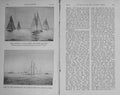 Original Old Antique Print 1910 Sport Yachting Ryde Regatta Boats Racing Flags