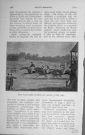 Original Old Antique Print 1911 Oatlands Stakes Ascot Horse Racing 20th Century