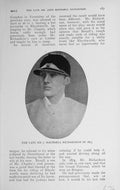 Original Old Antique Print 1912 Portrait Mr J. Maunsell Richardson Sport 20th