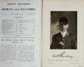 Original Old Antique Print 1912 Portrait Mr William Parker Burton Hunting 20th