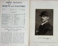 Original Old Antique Print 1912 Portrait Captain J. Francis Champion Hunt 20th