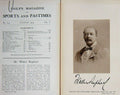 Original Old Antique Print 1913 Portrait Mr Walter Raphael Sportsman 20th