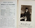 Original Old Antique Print 1913 Portrait Mr Herbert Cannop Master Hounds 20th